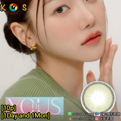 [1Day and 1Month]Lensme Yous Fit Olive 유스핏 올리브